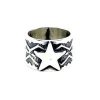 Silver star ring (Japan size 9.75)