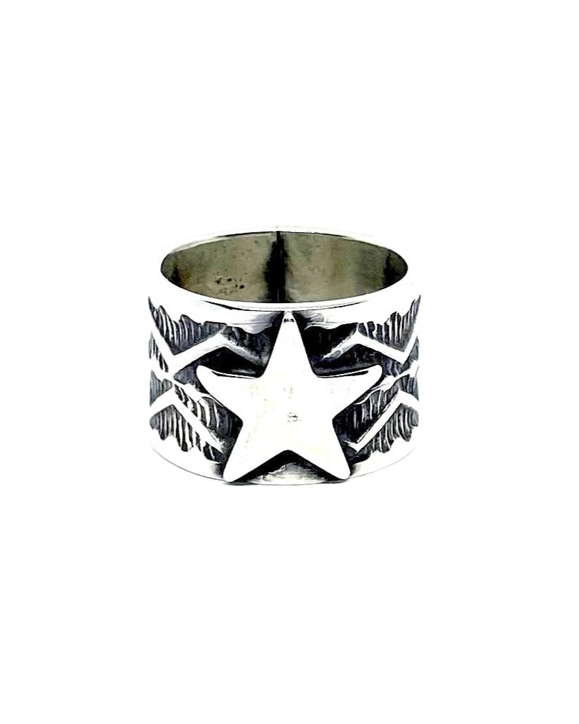 Silver star ring (Japan size 9.75)