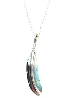 
              Silver feather pendant with chain 20 inch
            