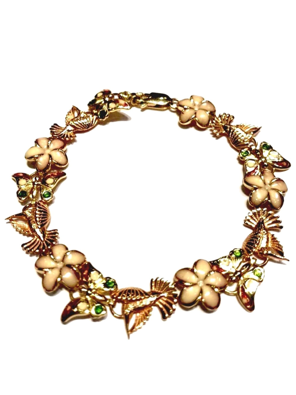 Gold special design bracelet 7inch