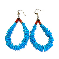 Native american turquoise earring