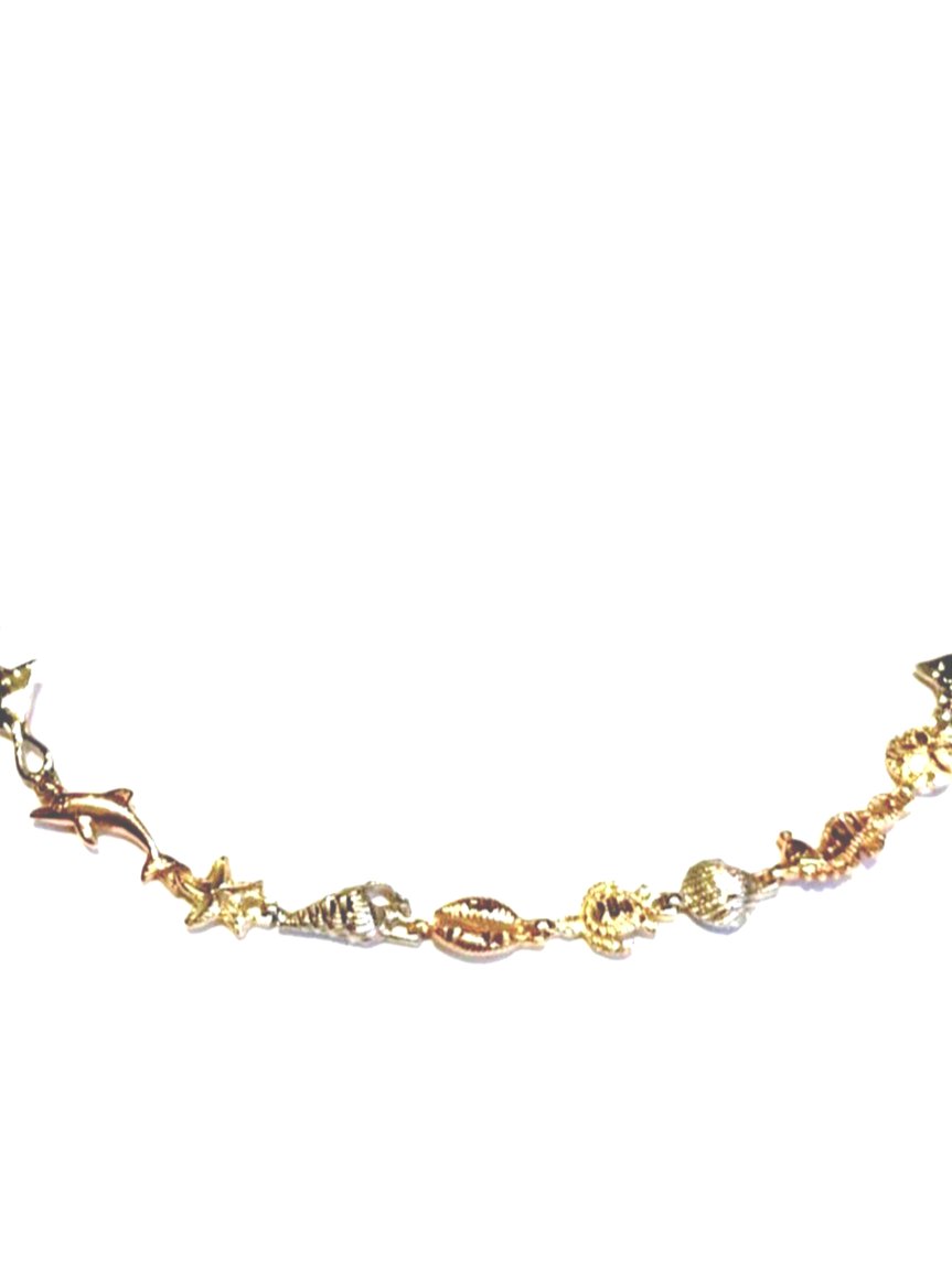 Gold sea world bracelet 7inch ②