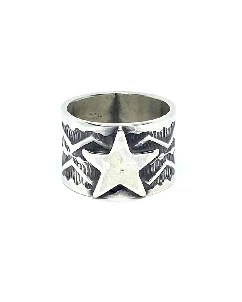 Silver star ring (Japan size 13）