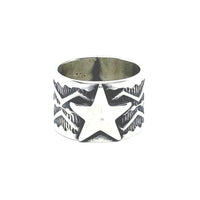 Silver star ring (Japan size 10)