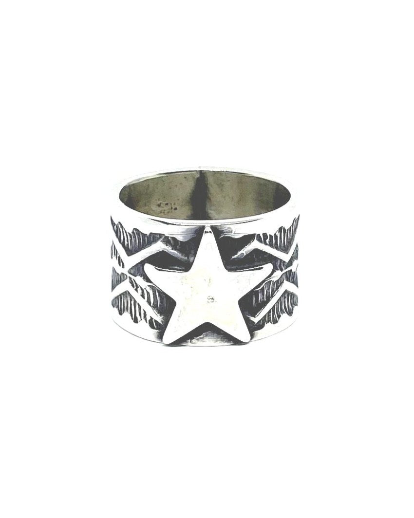 Silver star ring (Japan size 10)