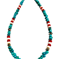 Turquoise Necklace 18inch