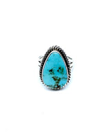 
              Silver turquoise ring (Japan size 9)
            