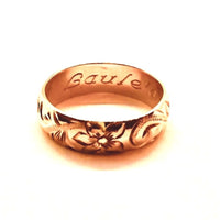 Gold 6mm ring