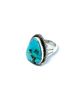 
              Silver turquoise ring (Japan size 9)
            