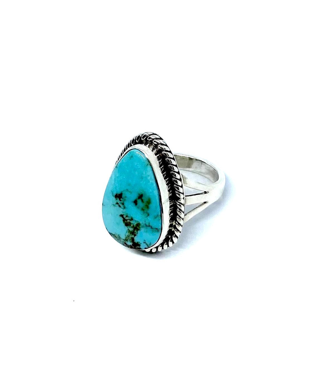 Silver turquoise ring (Japan size 9)