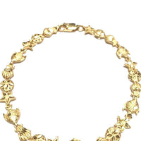 Gold sea world bracelet 7.5inch③