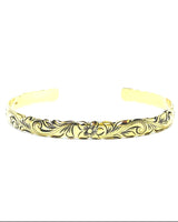 
              Gold 6mm cut out bangle
            