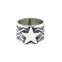 Silver star ring (Japan size 11.75)