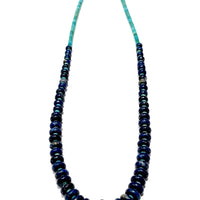 Lapis & turquoise necklace 18inch
