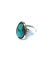 
              Silver turquoise ring (Japan size 15.5)
            