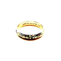 Gold 4mm ring