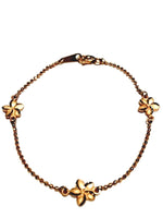 
              Gold plumeria bracelet 7inch
            