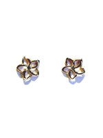 
              Gold plumeria earring
            