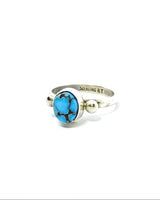 
              Silver turquoise ring （japan size15)
            